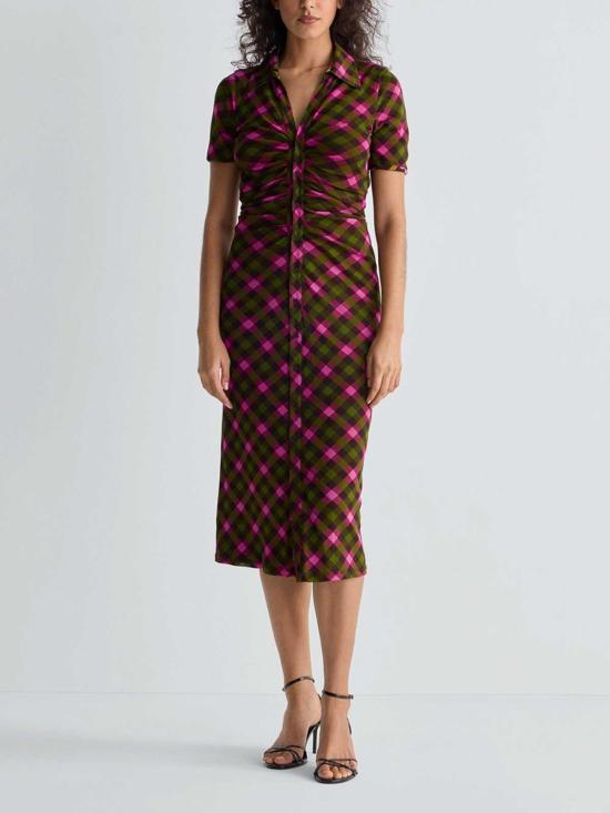 26FW 다이앤 본 퍼스텐버그 미디 스커트 D878EHLHASMESHHLHAS BLACK - DIANE VON FURSTENBERG