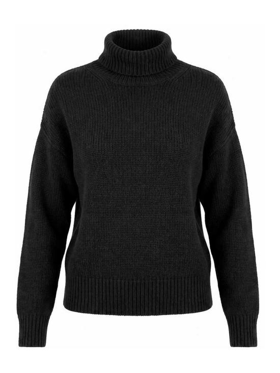 26FW 사 수 파이 터틀넥 W26605PWS0900 BLACK