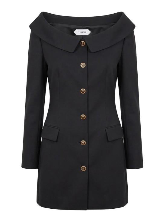 26FW 베르사체 숏팬츠 10269211A177931B000 BLACK