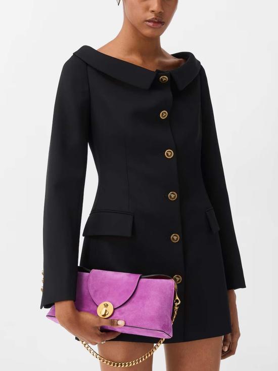 26FW 베르사체 숏팬츠 10269211A177931B000 BLACK - VERSACE