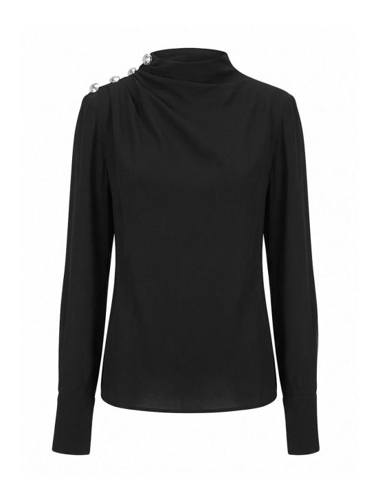 26FW 파트리지아페페 민소매 티셔츠 2C0062A8I1K103 BLACK