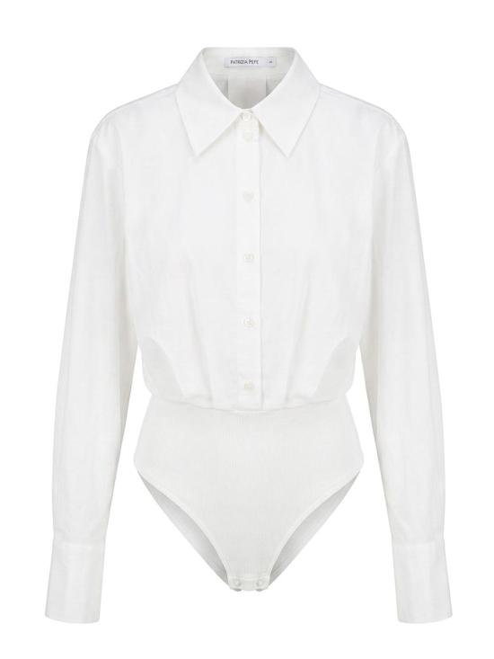 26FW 파트리지아페페 셔츠 8C0034C8004W103 WHITE