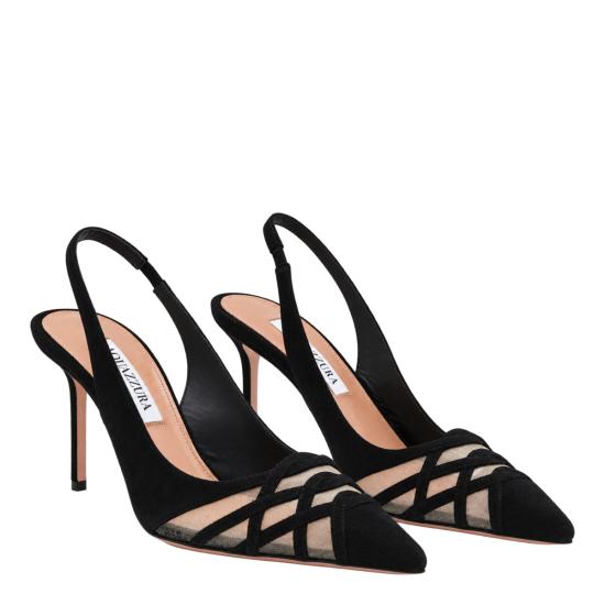 26FW 아쿠아주라 힐/펌프스 PMTMIDL0 SFE000 BLACK - AQUAZZURA
