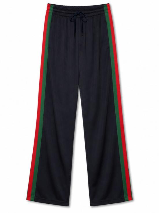 26FW 구찌 웹 스트라이프 실크 코튼 스포츠웨어 866170 XJH0N4816 NAVY