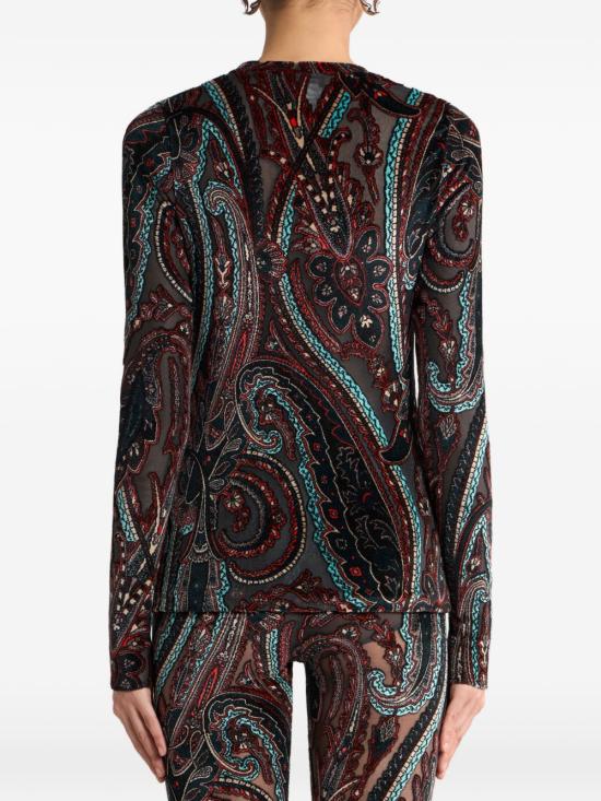 26FW 에트로 긴팔 티셔츠 WRJB0039 99JJD1AS9830 - ETRO
