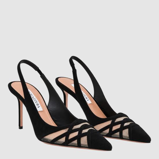 26FW 아쿠아주라 힐/펌프스 PMTMIDL0 SFE000 BLACK - AQUAZZURA