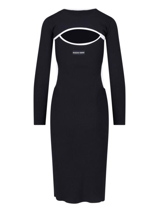 26FW 마린세르 미디 원피스 WDR511ACJER0125 BK99 NERO - MARINE SERRE