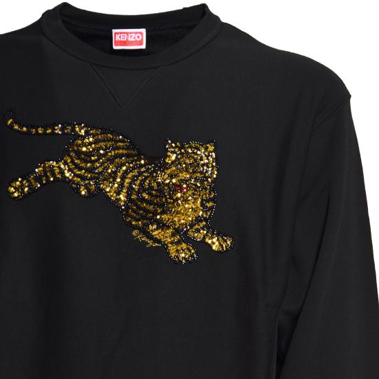 26FW 겐조 긴팔 티셔츠 FG65SW2774MJ 99 NERO - KENZO