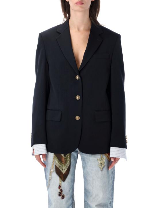26FW 아크네 스튜디오 수트 자켓 AH0360 885 BLUE NAVY