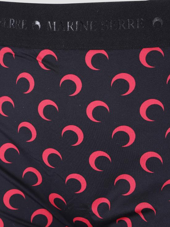 26FW 마린세르 스트레이트 팬츠 WPA111ACJER0001 BK97 BLACK RED - MARINE SERRE