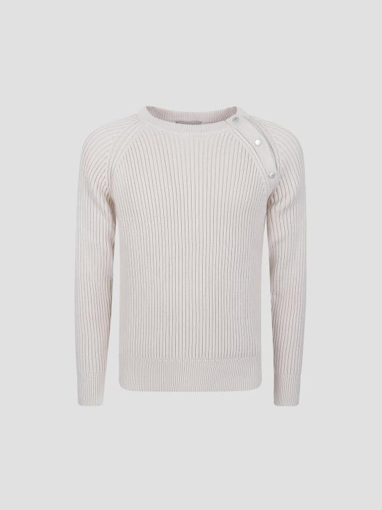 26FW 카레르 긴팔 티셔츠 PIER SNAP CREWNECK ECRU