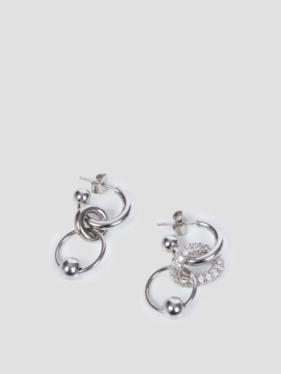 26FW 저스틴 클렌퀏 주얼리 ALISON EARRINGS PALLADIUM - JUSTINE CLENQUET