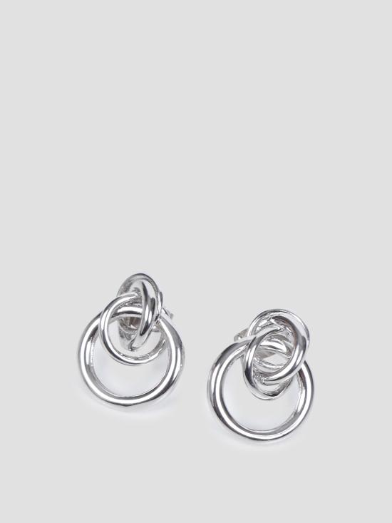 26FW 저스틴 클렌퀏 주얼리 CARA EARRINGS PALLADIUM - JUSTINE CLENQUET