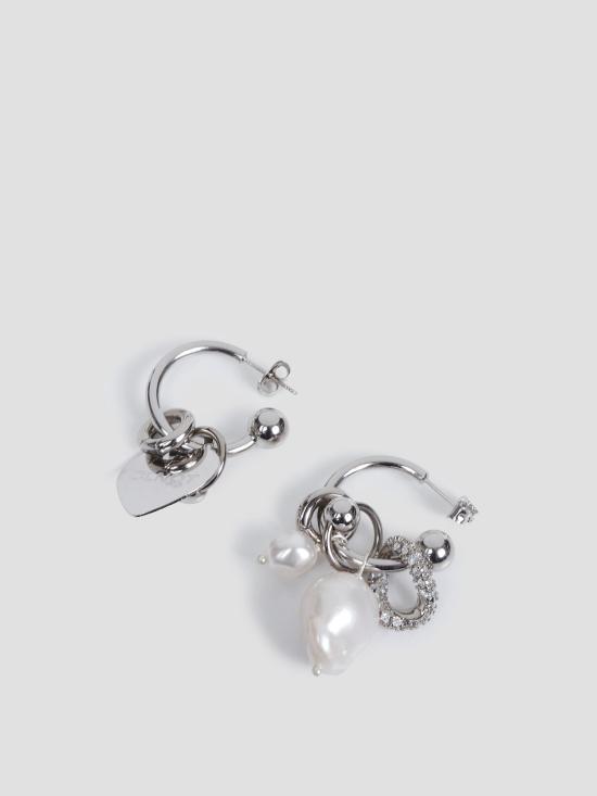 26FW 저스틴 클렌퀏 주얼리 AGYNESS EARRINGS PALLADIUM