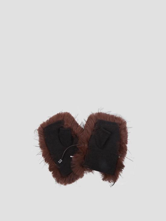 26FW 가니 장갑 B3020284 ZXG CHOCOLATE BROWN - GANNI