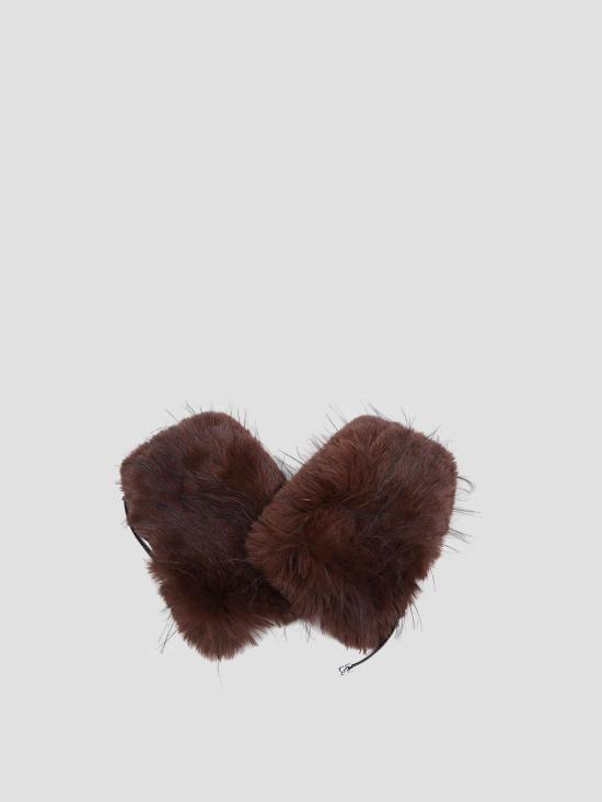 26FW 가니 장갑 B3020284 ZXG CHOCOLATE BROWN