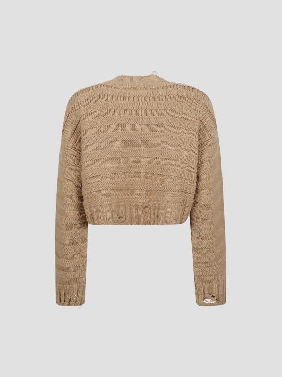 26FW MM6 메종마르지엘라 스웨터 S52HL0031M13040 156 BEIGE - MM6 MAISON MARGIELA