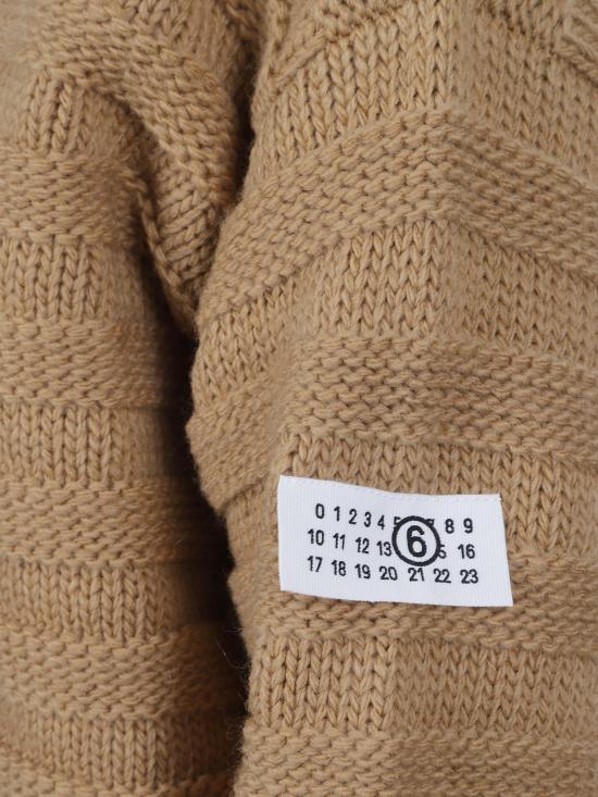 26FW MM6 메종마르지엘라 스웨터 S52HL0031M13040 156 BEIGE - MM6 MAISON MARGIELA