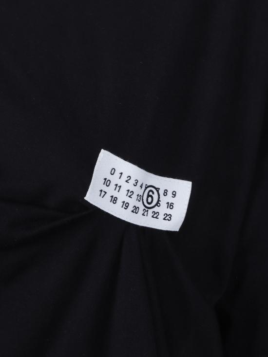 26FW MM6 메종마르지엘라 반팔 티셔츠 S52NF0018M20048 900 BLACK - MM6 MAISON MARGIELA