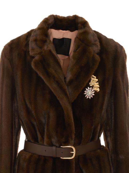26FW 리우조 수트 자켓 CF6018ES046 01629 BROWN - LIU JO