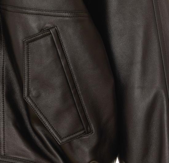 26FW 발렌시아가 하이 칼라 보머 A009F0 TVS051000 BLACK - BALENCIAGA