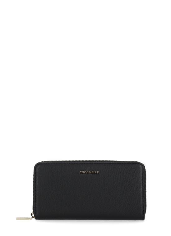 26FW 코치넬리 지갑 E2MW5113201 METALLIC SOFT001 BLACK
