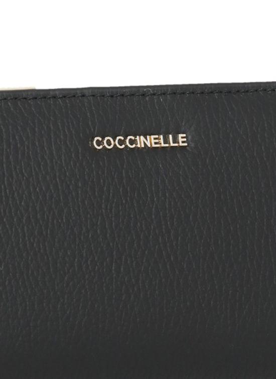 26FW 코치넬리 메탈릭 라지 월렛 E2MW511F101 METALLIC SOFT001 BLACK - COCCINELLE