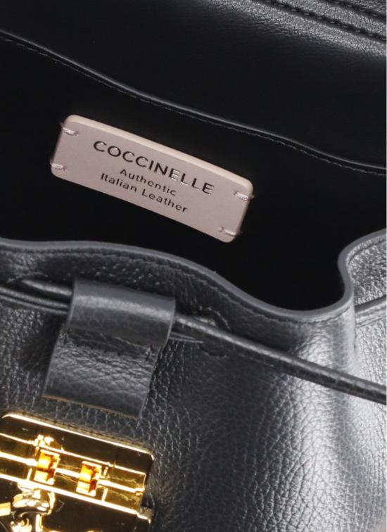 26FW 코치넬리 백팩 E1U4K140101 COCCINELLE C ME LOCK001 BLACK - COCCINELLE