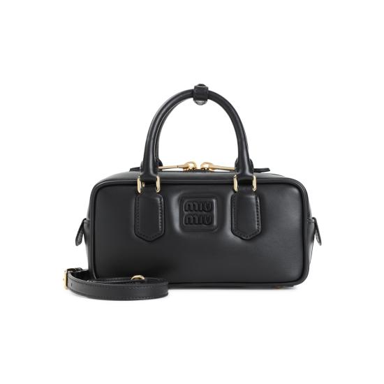 26FW 미우미우 아르카디 로고 토트백 5BB142VOON ACR3 F0002 NERO - MIU MIU