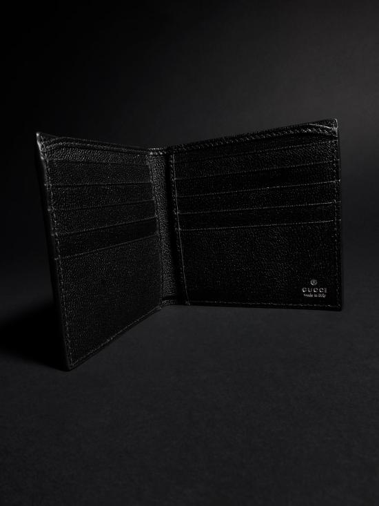 26FW 구찌 GG 캔버스 웹 카드 슬롯 반지갑 A00716FAGI8 1081 NERO - GUCCI