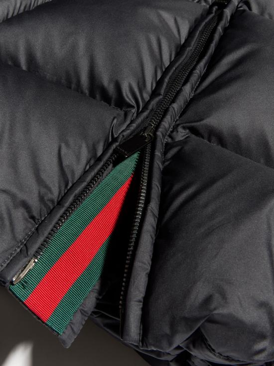 26FW 구찌 하이넥 크롭 패딩 재킷 A00917ZAVMJ 1000 NERO - GUCCI