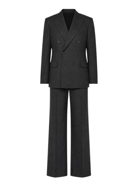 26FW 빅토리아 베컴 수트 세트 1324WJK005568C DARK GREY MELANGE