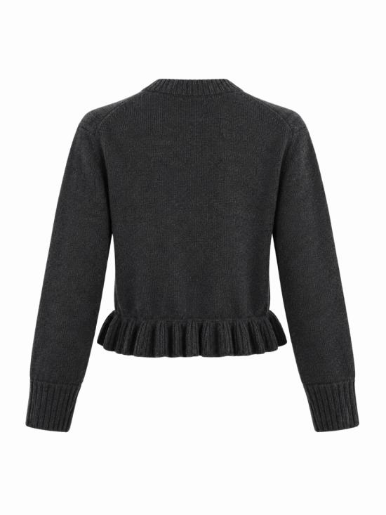 26FW 세실리아 반센 가디건 26KNI52002 CHARCOAL GREY - CECILIE BAHNSEN