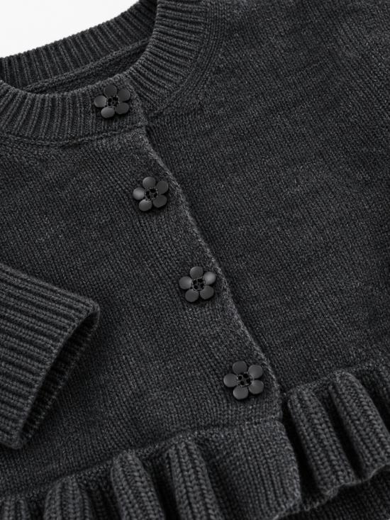 26FW 세실리아 반센 가디건 26KNI52002 CHARCOAL GREY - CECILIE BAHNSEN