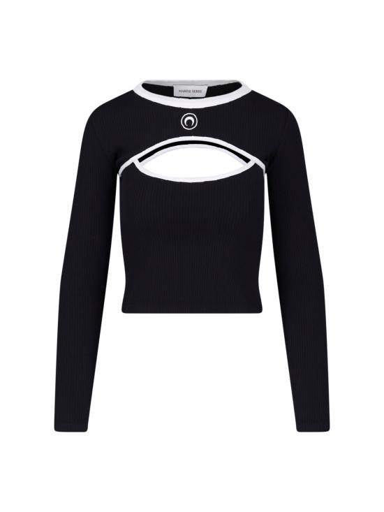 26FW 마린세르 긴팔 티셔츠 WTT039A CJER0125 BK99 BLACK
