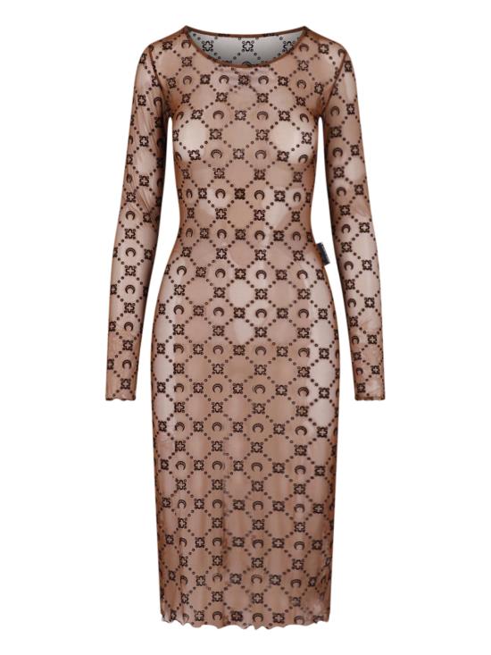 26FW 마린세르 미디 원피스 WDR528A CJER0005 BR32 BROWN