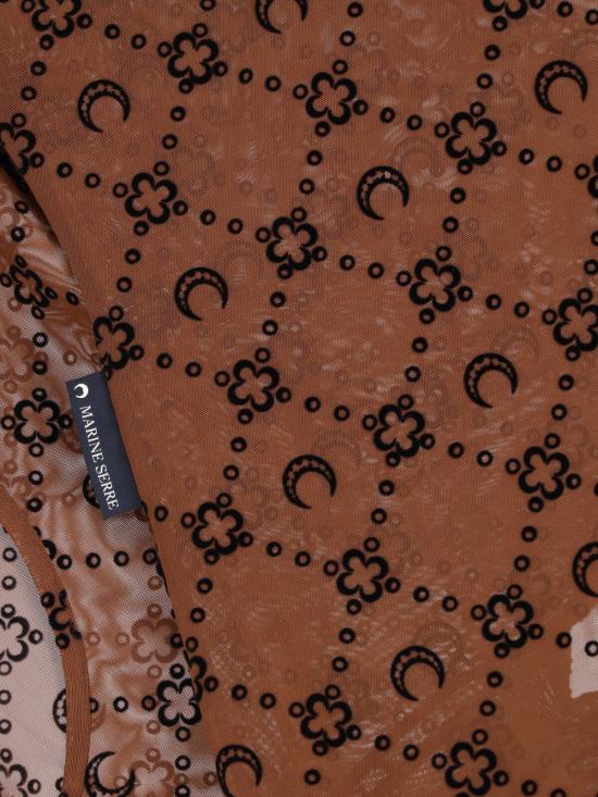 26FW 마린세르 미디 원피스 WDR528A CJER0005 BR32 BROWN - MARINE SERRE