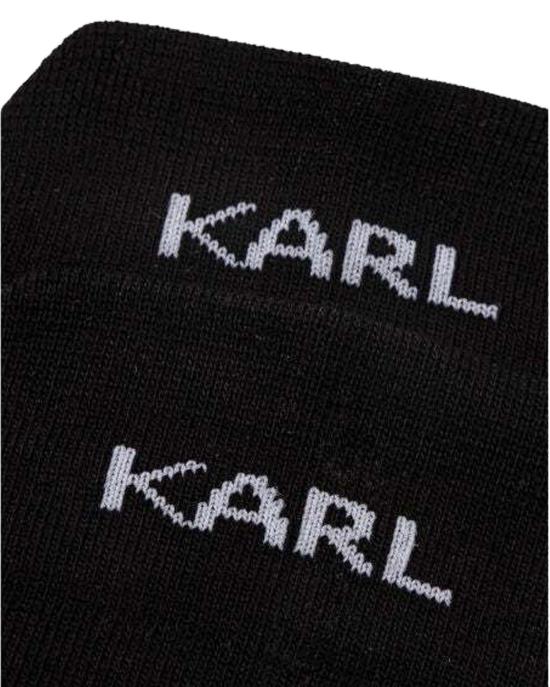  칼라거펠트 양말 KM8055515 552102 990 black NERO - KARL LAGERFELD
