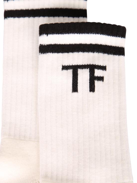 27FW 톰포드 양말 KKS006 YMC036 WNF White - TOMFORD