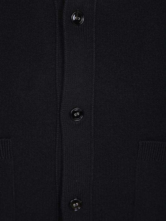 27FW 아미 가디건 HKC923 KN0192 001 Black - AMI