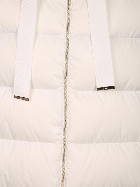 27FW 에르노 새틴 A-셰이프 재킷 PI1304D 12170Z 1000 White - HERNO