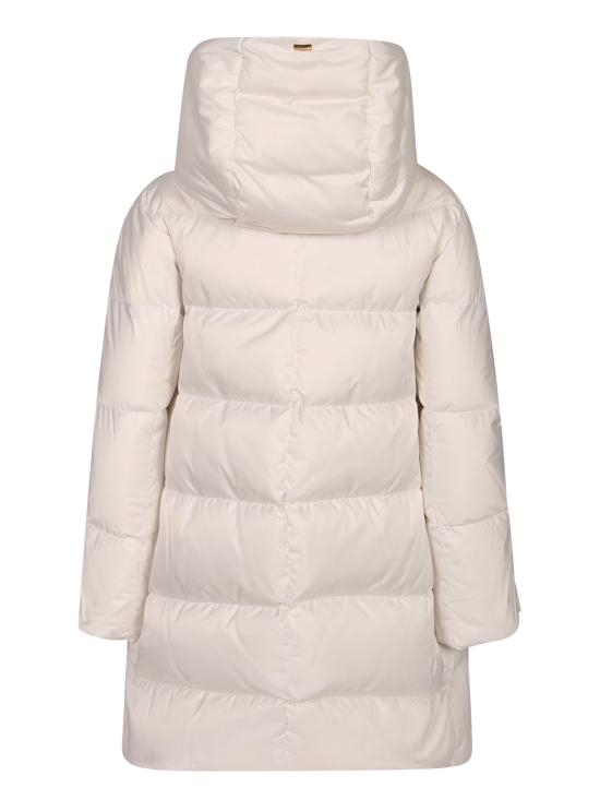 27FW 에르노 새틴 A-셰이프 재킷 PI1304D 12170Z 1000 White - HERNO