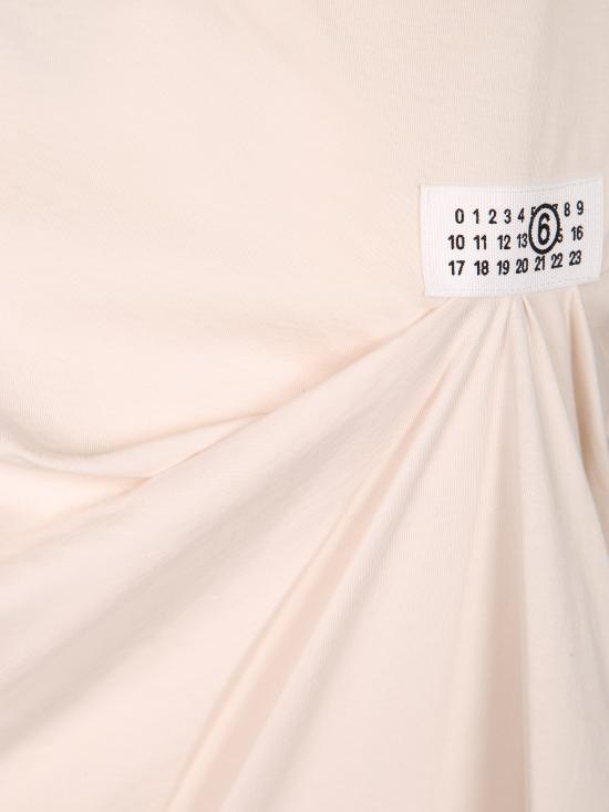 27FW MM6 메종마르지엘라 탑 S52NF0018 M20048 103 White - MM6 MAISON MARGIELA