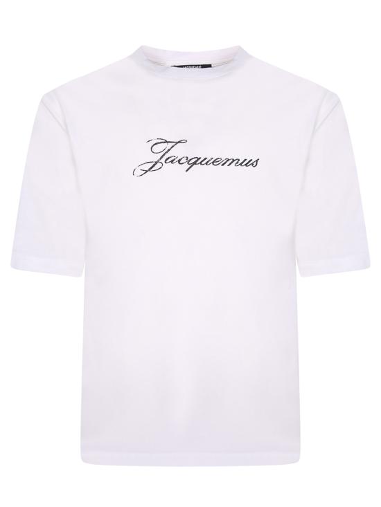 27FW 자크뮈스 자크뮈스 티셔츠 TSW00596 AJ00289 100 White