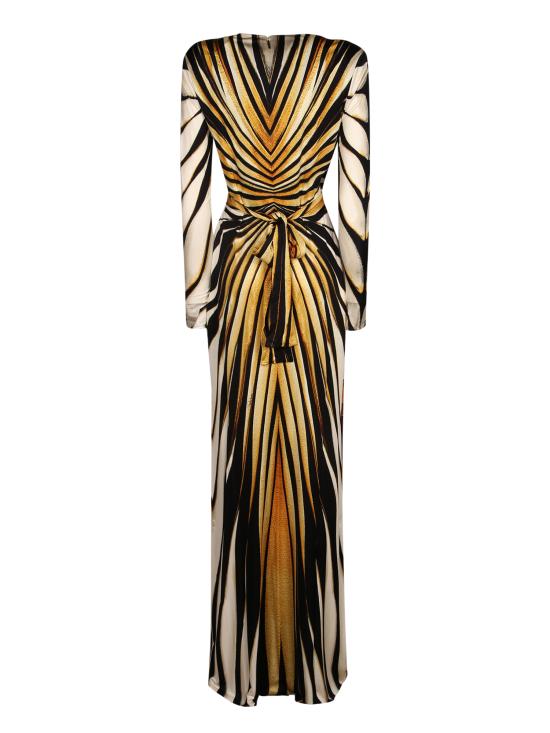 27FW 로베르토 카발리 원피스 TKT107 JRM33 01080 Yellow - ROBERTO CAVALLI