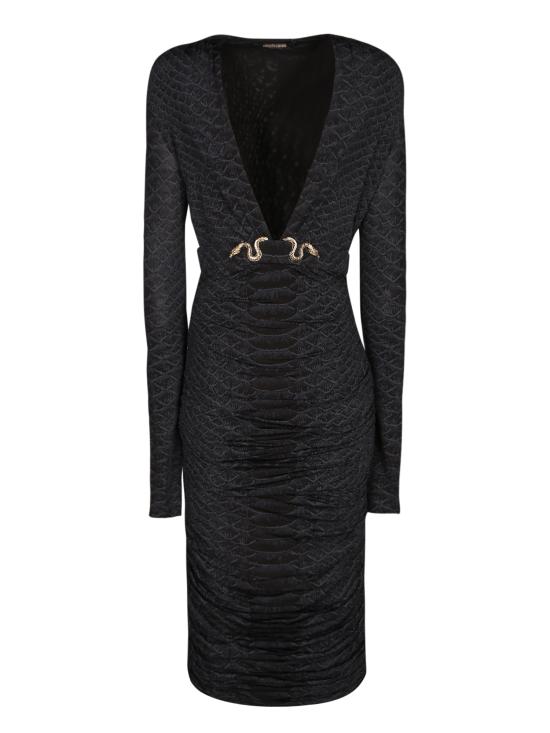 27FW 로베르토 카발리 원피스 XQT122 NLS36 05051 Black