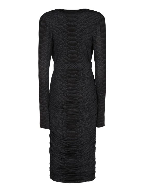 27FW 로베르토 카발리 원피스 XQT122 NLS36 05051 Black - ROBERTO CAVALLI