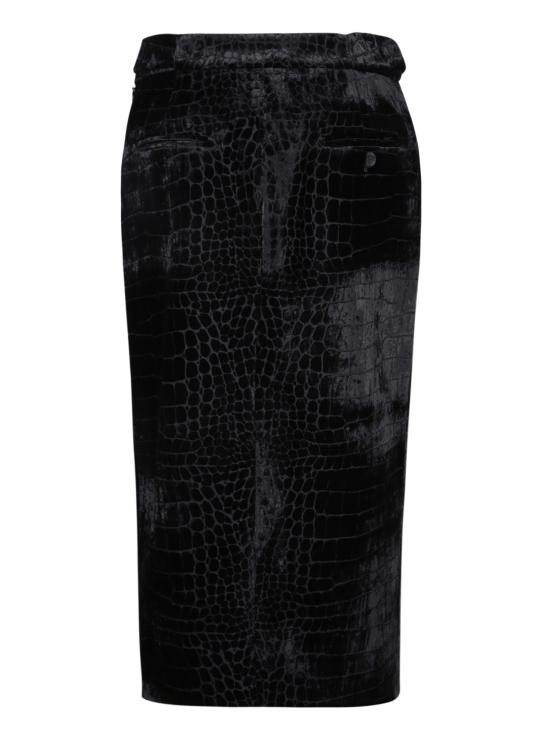 27FW 톰포드 스커트 GC5851 FAX1801 NAA Black - TOMFORD