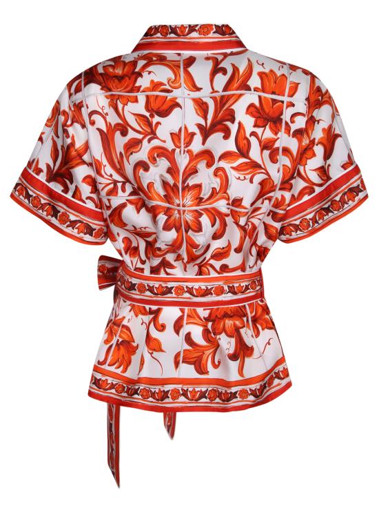 27FW 돌체앤가바나 탑 F5G67T GDDRE S9000 Orange - DOLCE & GABBANA