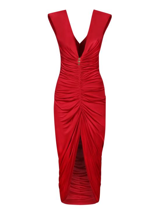 27FW 베르사체 원피스 1026705 1A12497 1RB30 Red